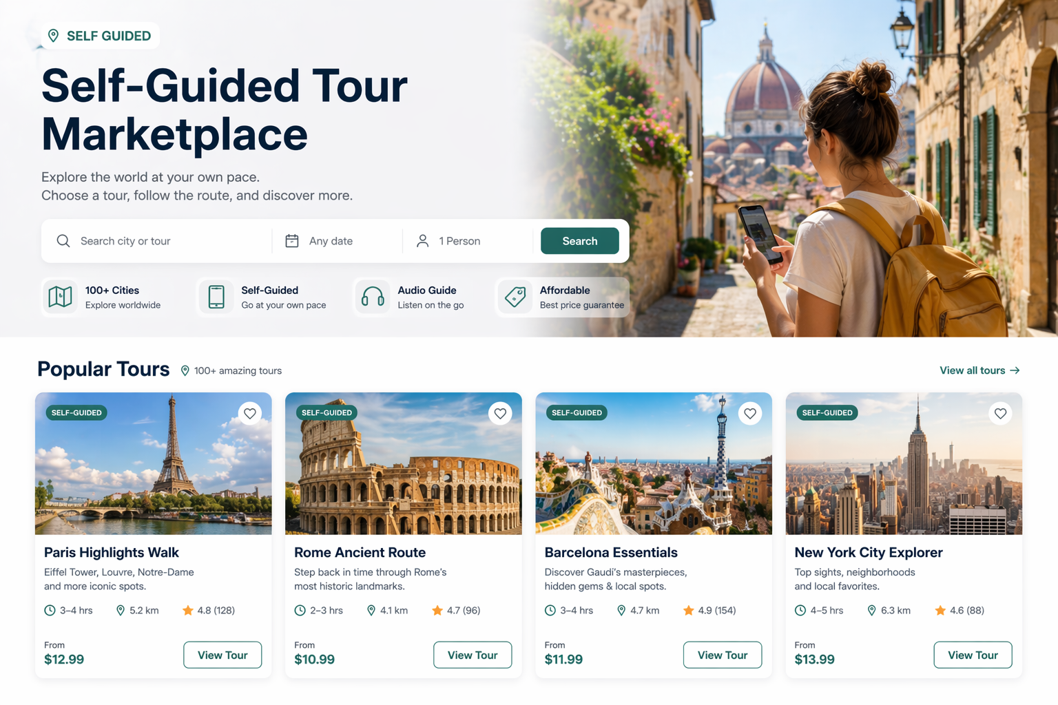 Self-Guided Tour Marketplace